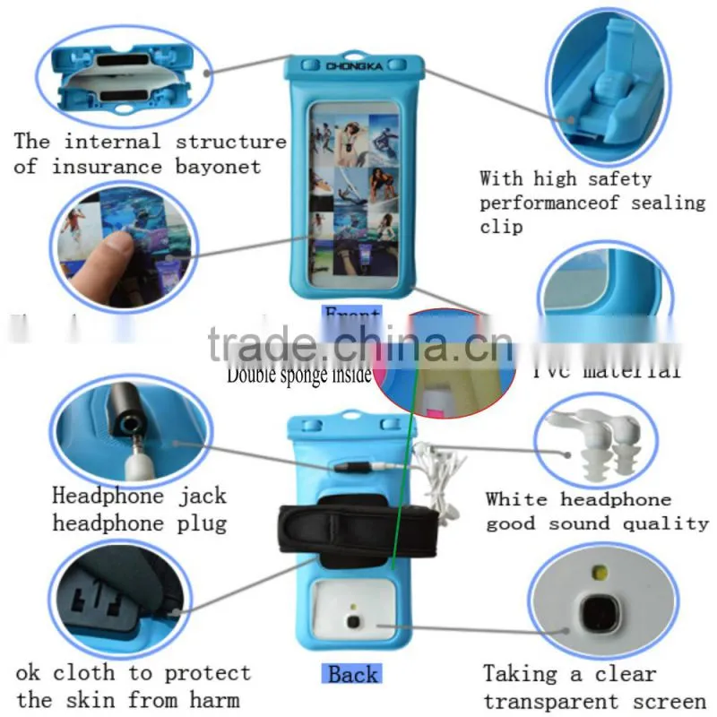 Mobile Phone Waterproof Pouch Bag for Cell Phone