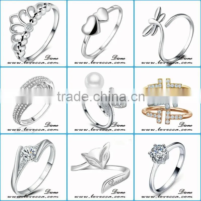 New style hot gift jewelry silver fashion women finger ring for sale