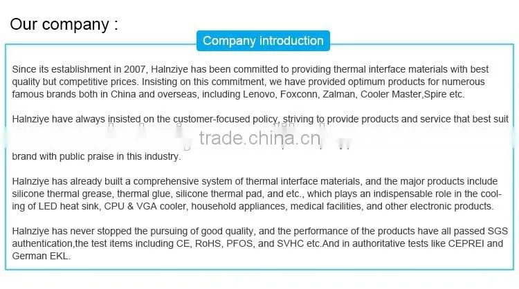 Insulation materials HY880 soft tube 80g thermal paste/grease with high performance for heatsink cpu/led