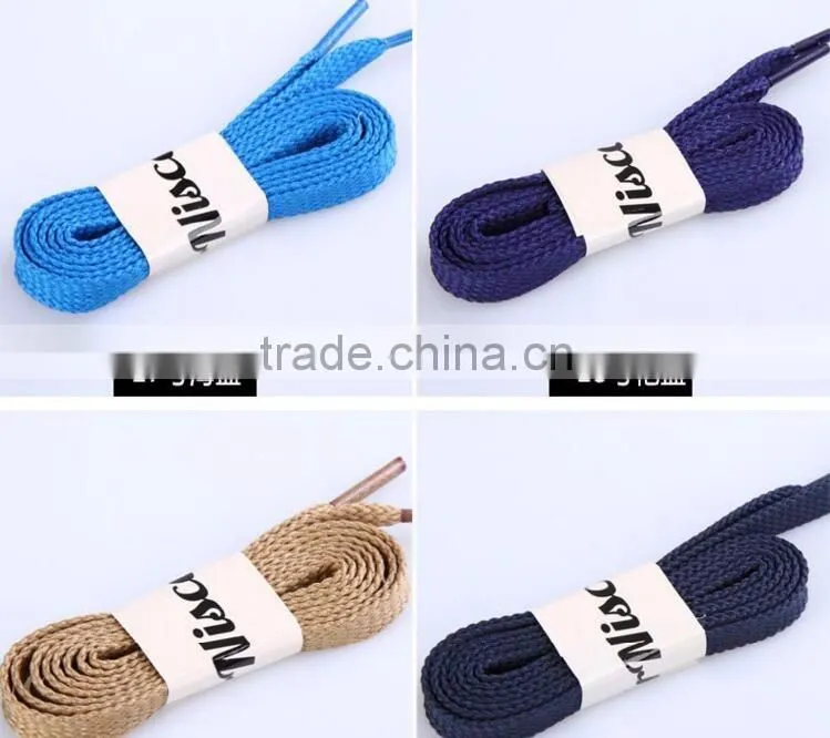 Classic Flat Double Layers Cotton Shoe Laces 120CM Long Rope Laces Sport Shoelaces 2 Pair Per Lot