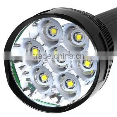 led super capacity aluminium fire proof torch pipe