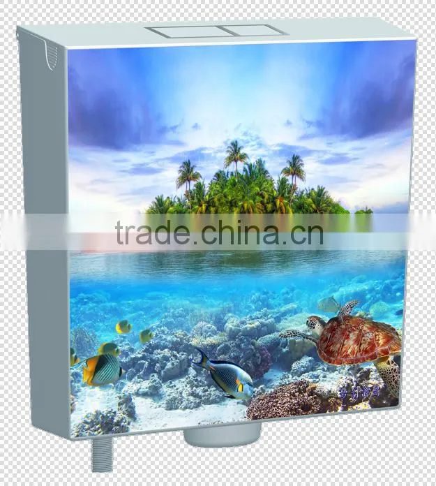Wall hung PP flush tank AC 301