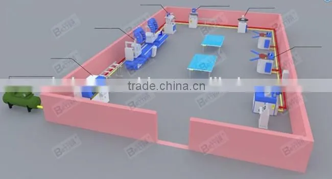 Aluminum profile mitre saw for precise cut