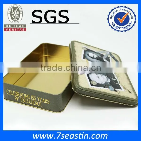 personalize metal tin box stash can