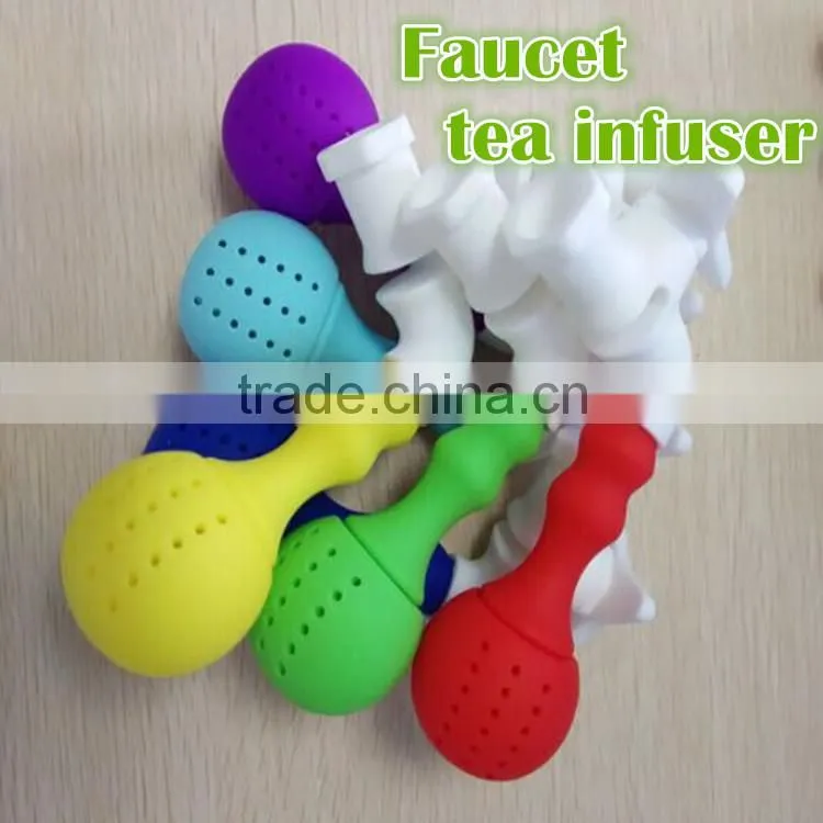 FDA LFGB approved silicone promotional novelty funny Tongue tea infuser