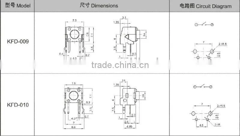 Micro tact switch