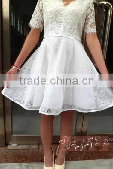 African French Style White Plain Goerge Lace Mesh Fabric For Dress/Football Shoes/Wedding Accessories