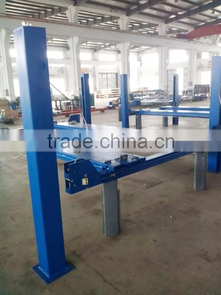 four post vehicle lift 3500kg for cars