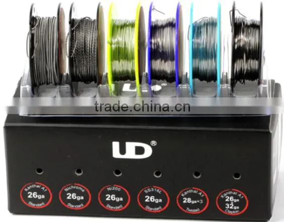 udtech best electronic cigarette Accessory wire box for builder choice with 6 spool in one box kan28