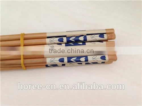 22.5 CM long SGS certified safe food grade bamboo wooden tableware chopsticks