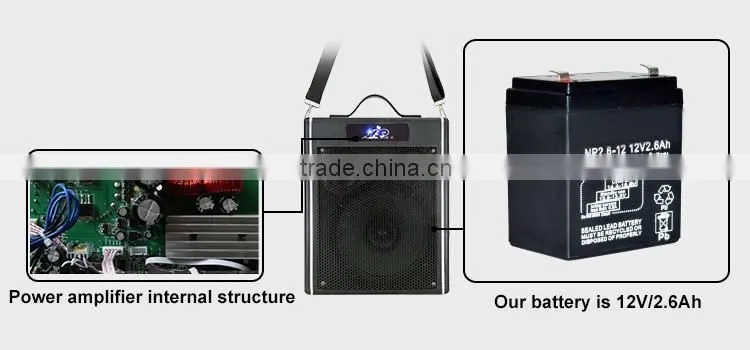 Portable 6.5 Inch Sound System New Design Wooden Box DJ Woofer Speaker