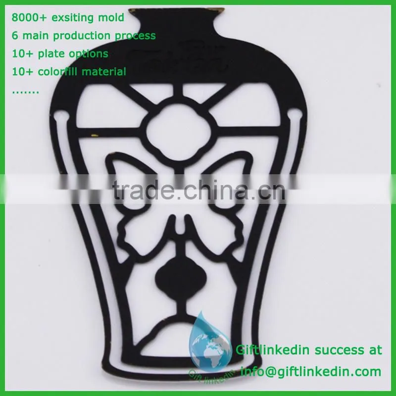 Fancy bookmark/black custom bookmark china wholesale