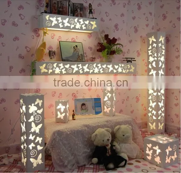 Beautifully Designed Mini Butterfly Shape Carved Display DIY LED Table Lamp