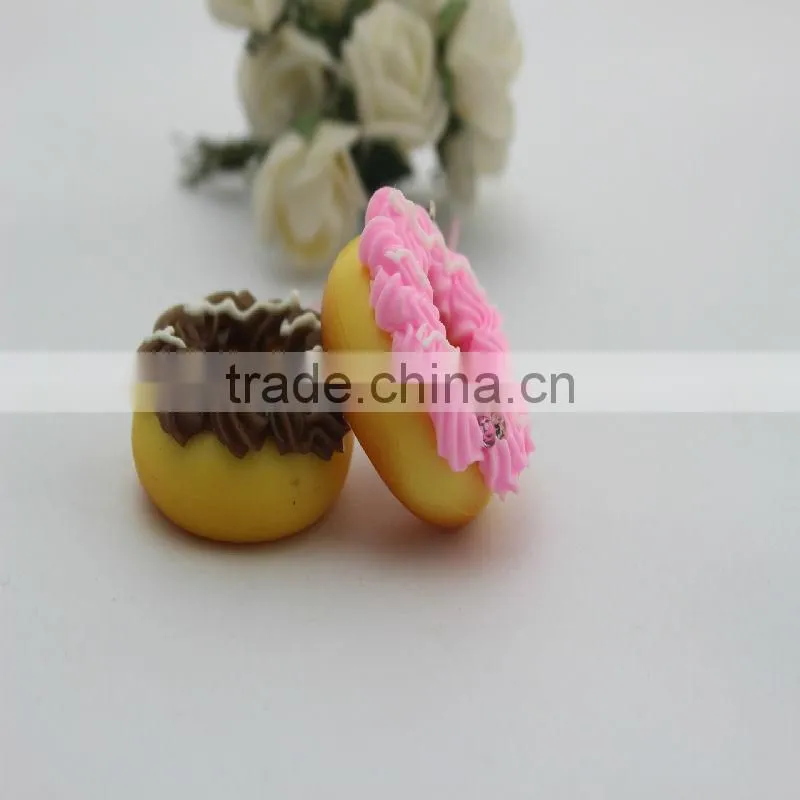 Hot Simulation Food Artificial fake Donut pvc Fridge Magnets SQ-DT