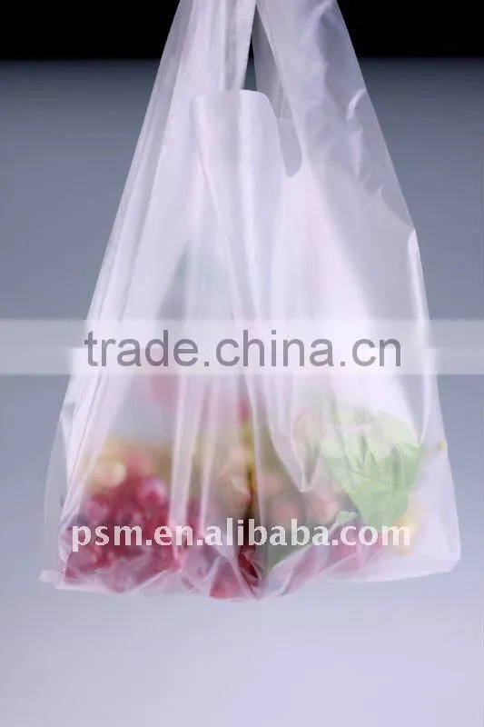 Biodegradable eco friendly cornstarch plastic shopping bag