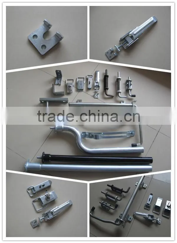 straight catch for adjustable T-hook with zinc finish
