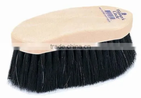 wooden back horse equipment brush
