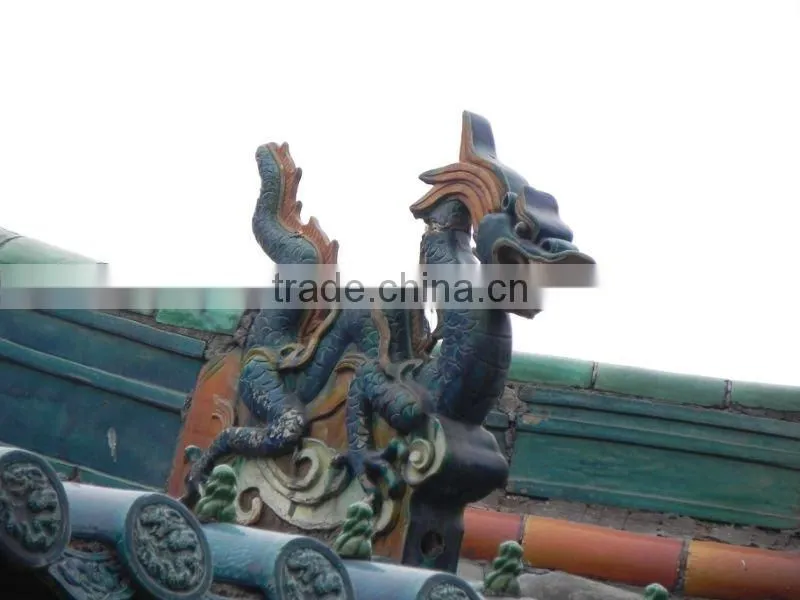 decorative tile roofing for Garden