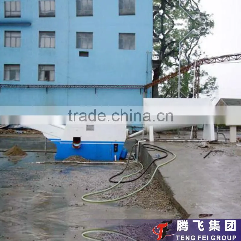 Concrete recycle machine for concrete mixer truck