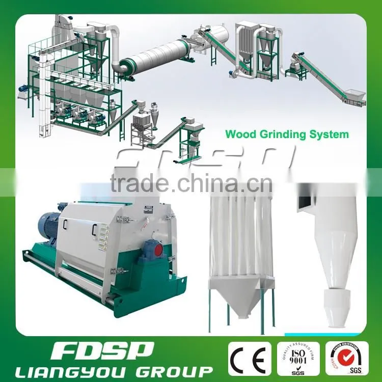 CE ISO Wood Hammer Mill/Wood Chips/Straw Crusher Milling Machine Price