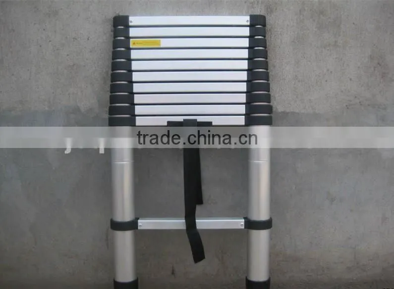 EN131 3.2m aluminium telescopic single ladder