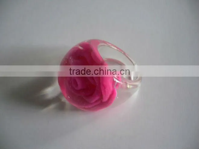 Fashional resin finger ring , polyresin ring