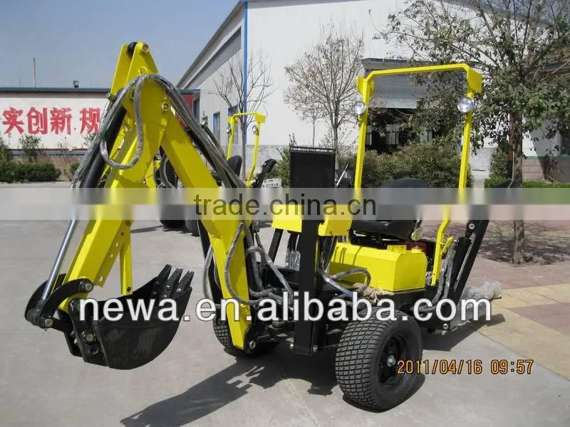 2014 hot sale mini backhoe towable backhoe