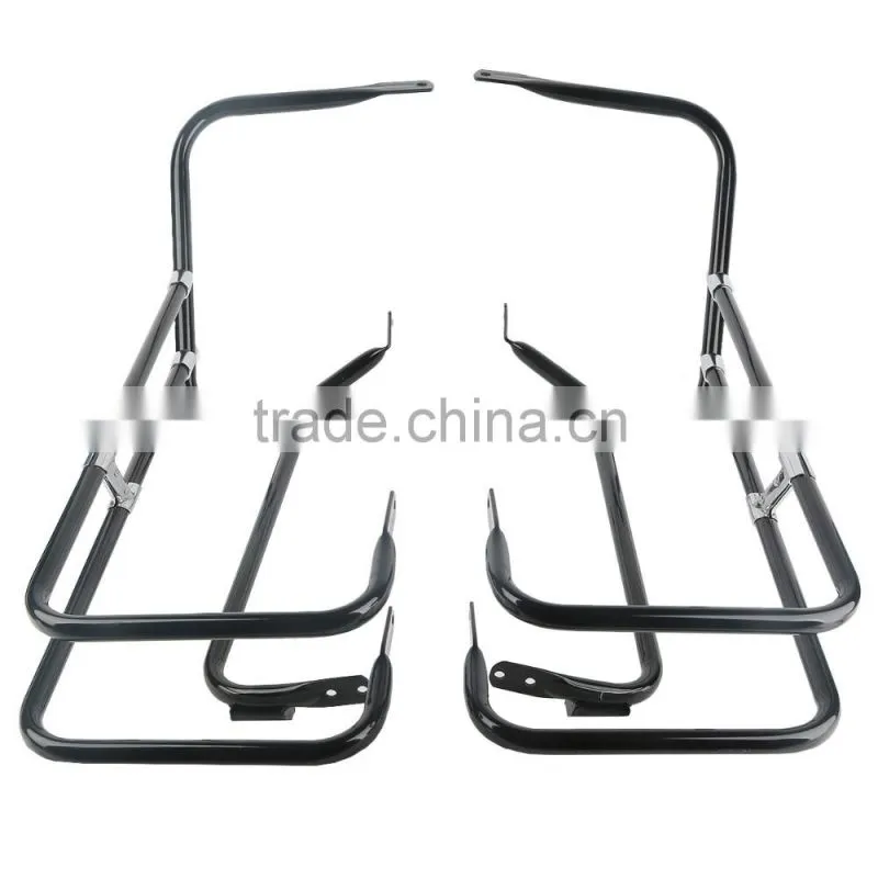 Rail Saddlebag Guard + Bag Holder For Touring FLHT FLHR FLHTCUSE/2/3 FLTR