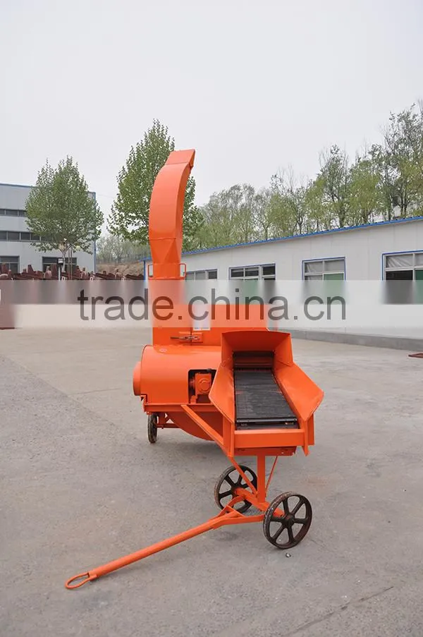 SZP-9.0 Electric and Diesel animal feed hay grass chopper and chaff cutter