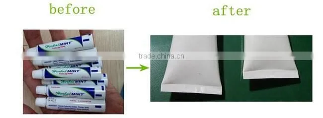 Easy operation cosmetic plastic tube sealing machine with date printing function