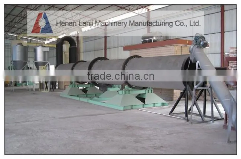Large slag dryer with reasonable design
