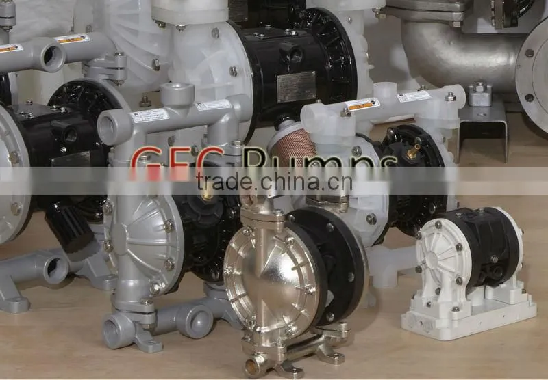 378 L per min 8.4 bar stainless steel diaphragm pneumatic pumps