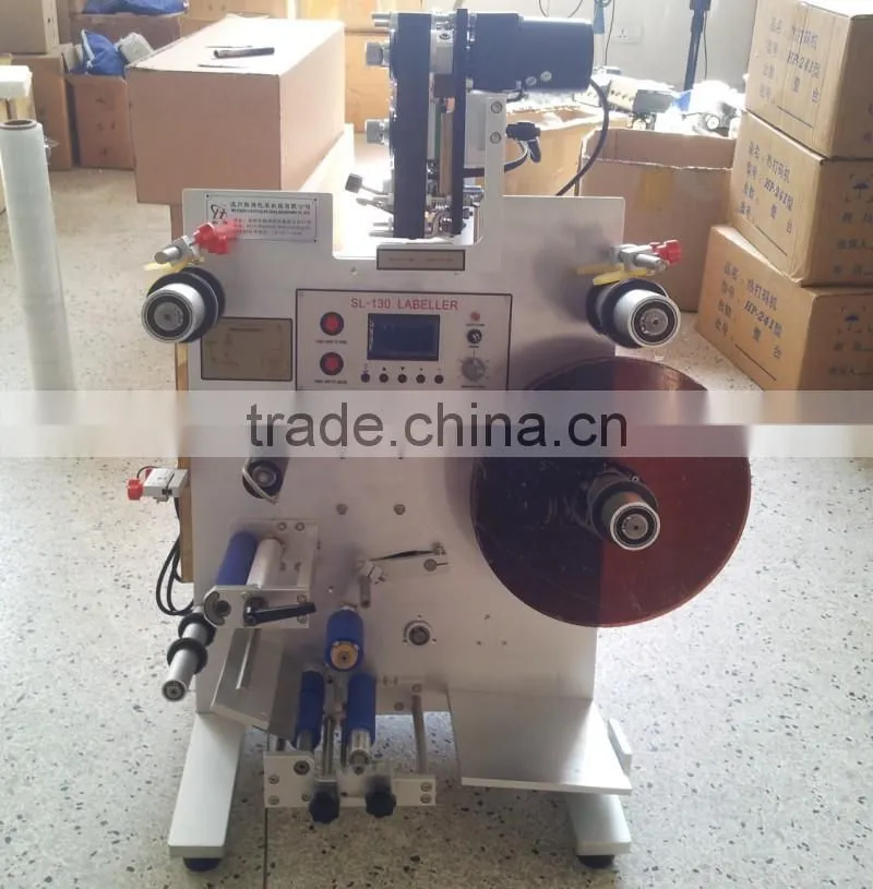 Semi-Automatic Label Machine labeling 2 labels