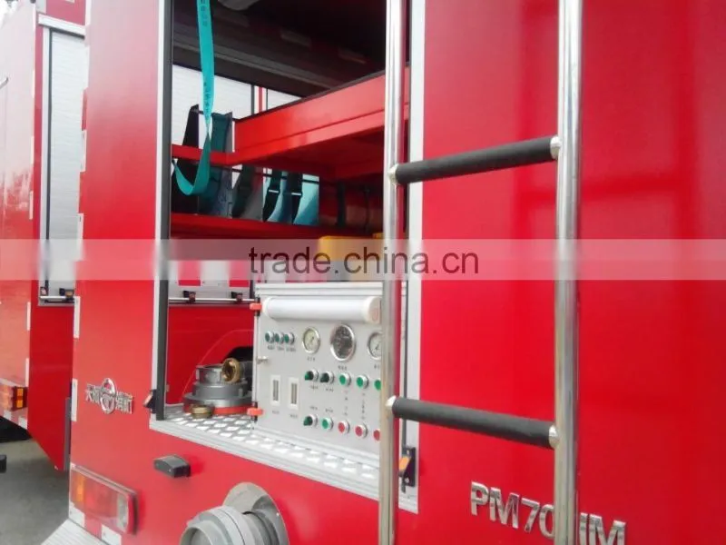 CNHTC HOWO 4X4 water tank foam tank howo fire truck China factory