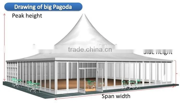 Pagoda tent for sale, wedding party winter party tent for sale
