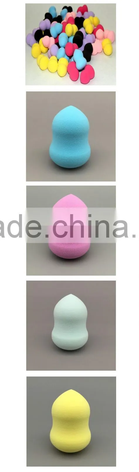 2016 Hot Sale!High Quality Non Latex powder puff, Makeup Puff Cosmetic sponge