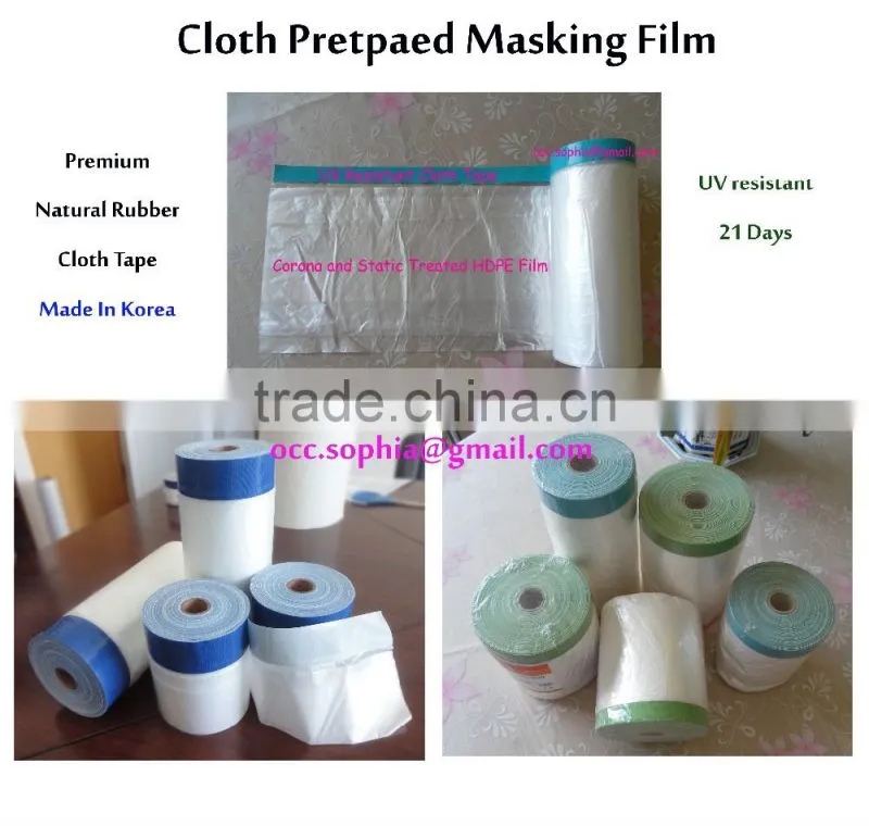 pre-folded static HDPE film