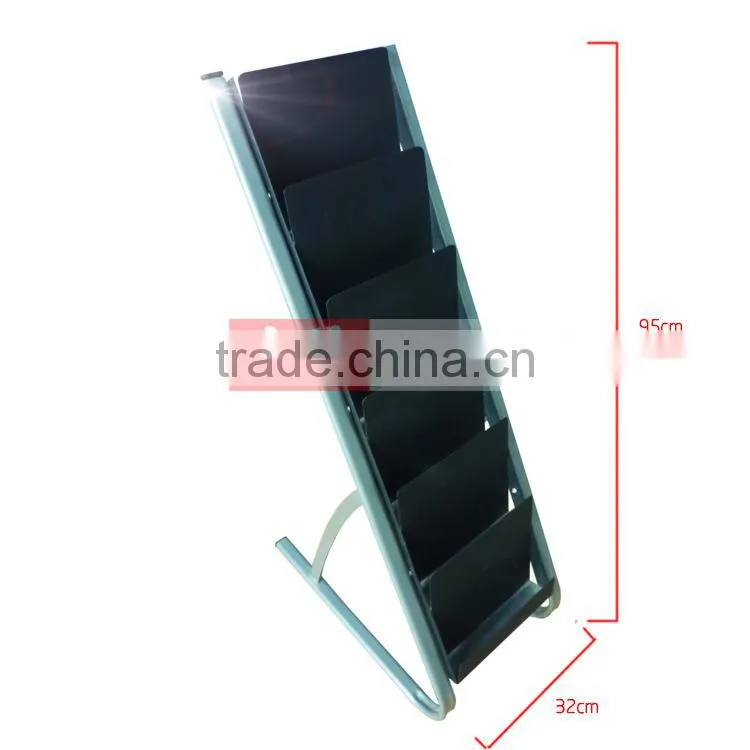Magazine newspaper brochure display stand/literature stand