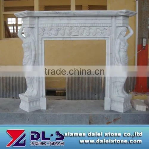 Marble fireplace