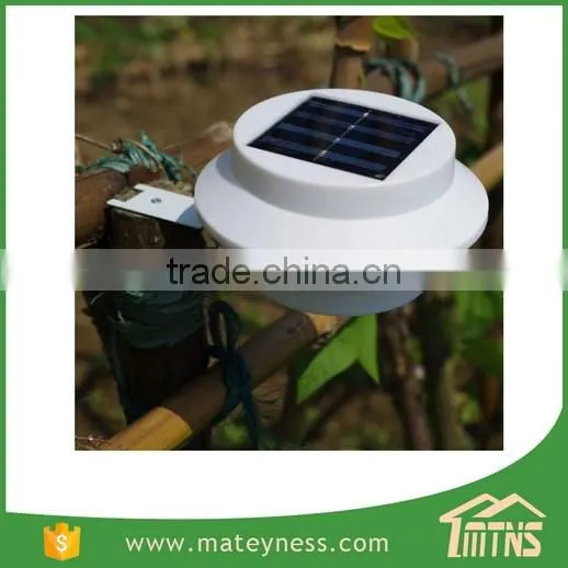 Outdoor Solar Powered LED Wall Path Garden Gutter Solar Fence Light