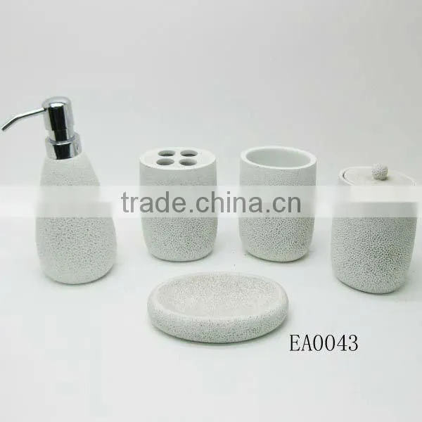 Hotel promotional gift sandstone bathroom fittings and accessories