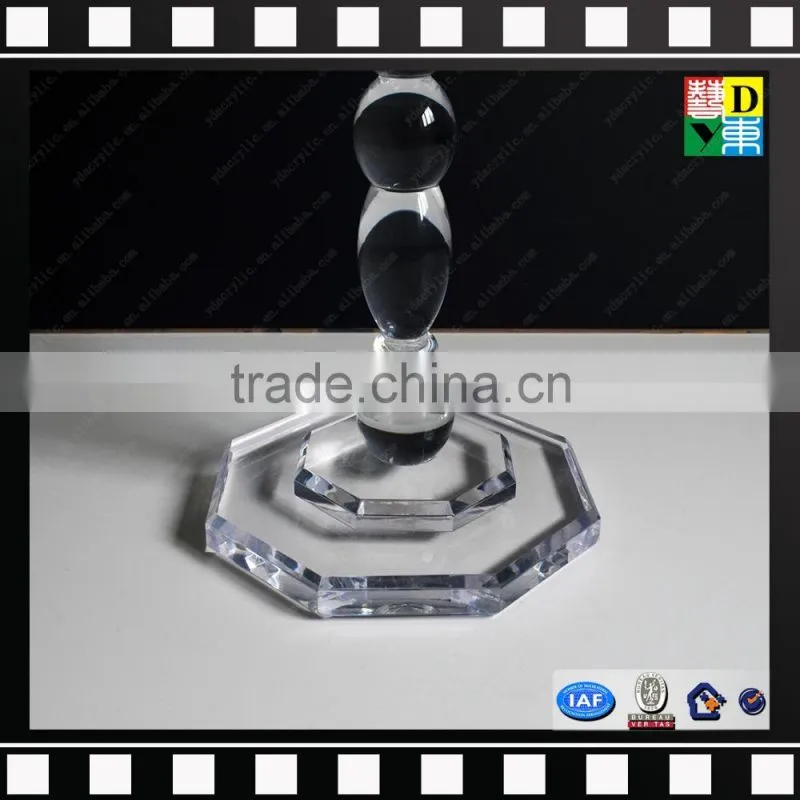 Modern design acrylic bed side lamp table PMMA narrow side table from china manufacturer