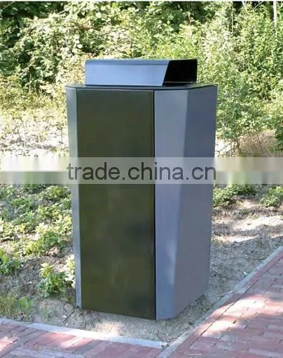 Arlau Outdoor metal steel unique trash cans