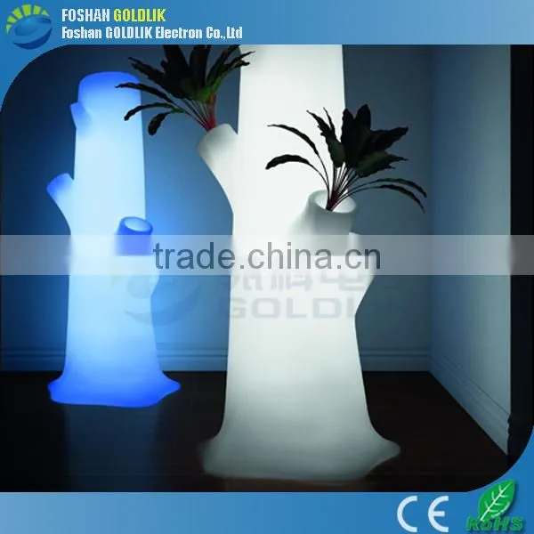 PE Plastic Color Changing Holiday Decoration LED Tree Light