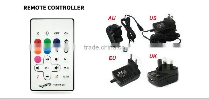 2016 Outdoor portable colorful led bluetooth speakers With LED Light on alibaba express
