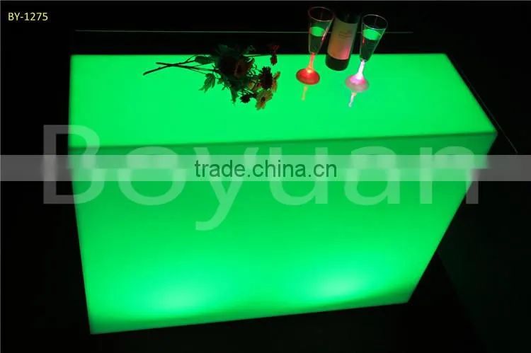 led hight table/led outdoor table/led rectangular table