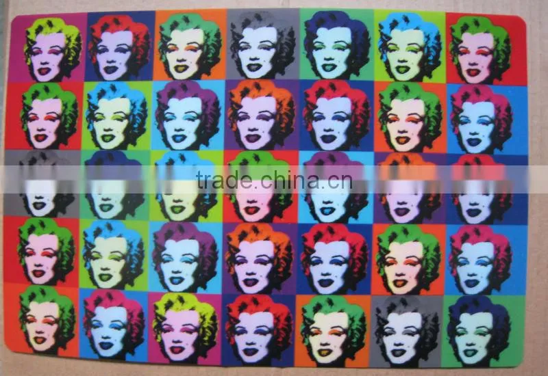 cheap plastic custom printing placemat wholesale