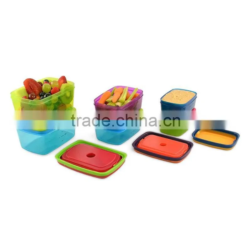 Hot Wholesale Food Container Large Capacity Plastic Leakproof Lunch Box