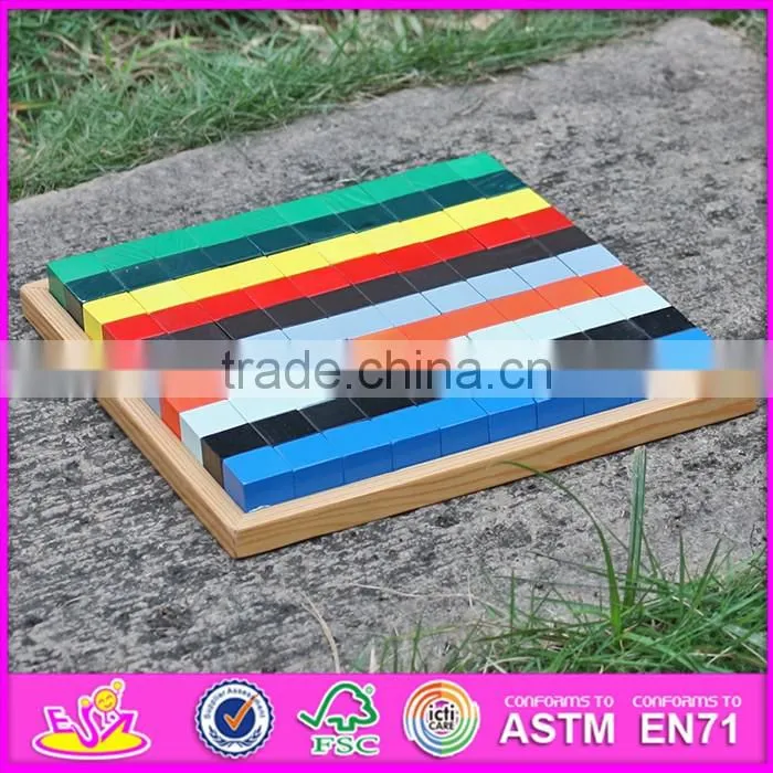 2016 new design 100 pieces arrange blocks children classic wooden toys W14A181