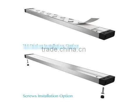 3 Panels LED Under Cabinet Lighting, with IR Sensor! Hand Wave Activated - Bright, Strong and Stable - Easy to Install, Screw an